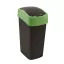 Billenős szemetes, 45 liter, CURVER "Pacific flip bin", fekete/zöld