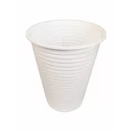 Műanyag pohár, 1,5 dl, 100 db, fehér