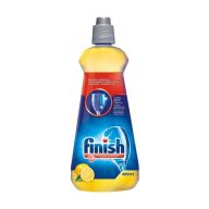   Gépi öblítőszer, 400 ml, FINISH, "Shine&Dry", citrom