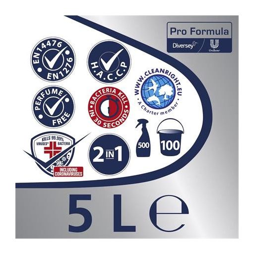 Kombinált tisztító- és fertőtlenítőszer, 5 l, CIF "Pro Formula Safeguard"