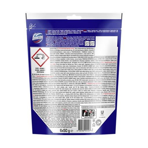 WC frissítő blokk, 6 db-os, DOMESTOS "Power 5", mangó és levendula