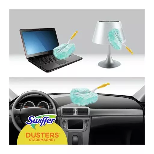 Portörlő készlet, 1 nyél + 4 db utántöltő fej, SWIFFER "Duster"