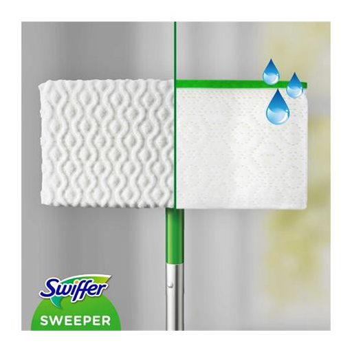 Kezdőkészlet, felmosó, nedves- és száraz utántöltővel, SWIFFER "Sweeper"