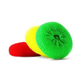 Műanyag súroló, 3 db, BONUS, vegyes színek