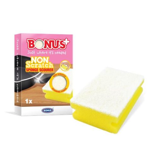 Mosogatószivacs, karcmentes, BONUS