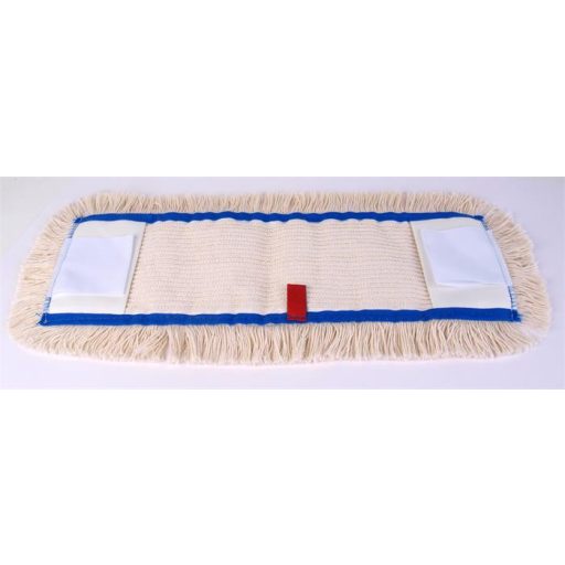 Lapos felmosó huzat, zsebes-füles, pamut, 50 cm