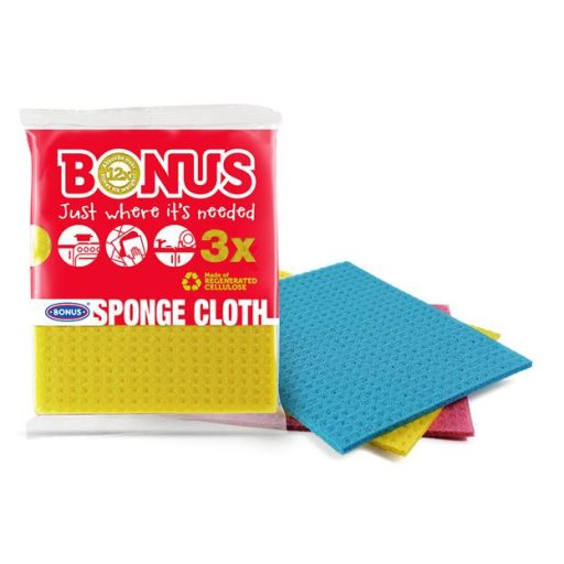 Törlőkendő, mikroszálas, 4 db, BONUS "MicroCLEAN Plus Immunetec"