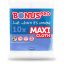 Törlőkendő, univerzális, 10 db, BONUS "MAXI", kék