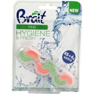   WC tisztító blokk, 2 fázisú, 45 g, "Brait Hygiene and fresh", fenyő