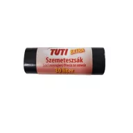   Szemeteszsák, extra erős, 30 l, 20 db, 50x60 cm, 15 µ, TUTI "Extra", fekete