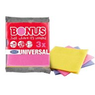   Törlőkendő, univerzális, 3 db BONUS "Universal"