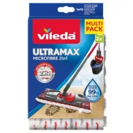   Lapos felmosó utántöltő, 2in1, VILEDA "Ultramax", fehér-piros