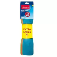 Törlőkendő, mikoszálas, 4 db, VILEDA "Colors"