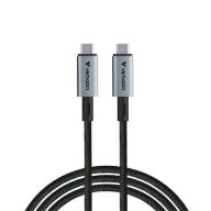 USB kábel, USB-C - USB-C, 1,2 m, 240W, VERBATIM, fekete