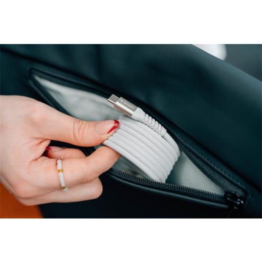 USB kábel, USB-C - USB-C, 1,2 m, 60W, mágneses, VERBATIM, szürke