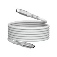   USB kábel, USB-C - USB-C, 1,2 m, 100W, mágneses, VERBATIM, szürke