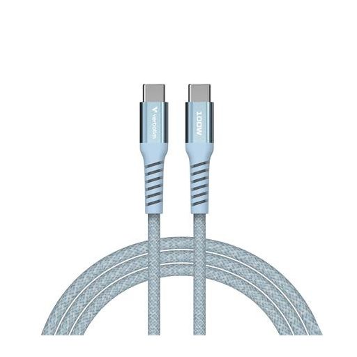 USB kábel, USB-C - USB-C, 1,2 m, 100W, mágneses, VERBATIM, kék