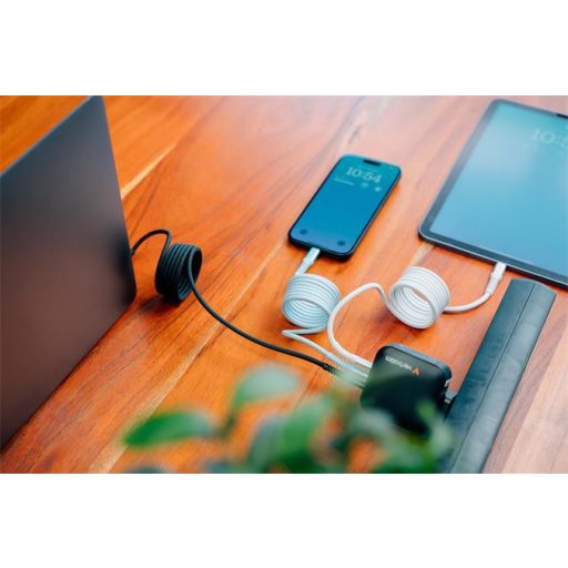 USB kábel, USB-C - USB-C, 1,2 m, 100W, mágneses, VERBATIM, fekete