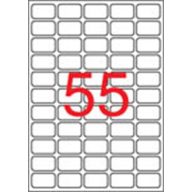   Etikett, univerzális, 36,8x23,8 mm, eltávolítható, kerekített sarkú, APLI, 5500 etikett/csomag