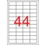 Etikett, univerzális, 48,5x25,4 mm, eltávolítható, APLI, 4400 etikett/csomag