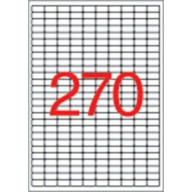   Etikett, univerzális, 17,8x10 mm, eltávolítható, kerekített sarkú, APLI, 6750 etikett/csomag