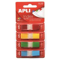   Jelölőcímke, "Z", műanyag, 4x35 lap, 12x45 mm, APLI, 4 szín