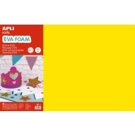   Moosgumi, 400x600 mm, APLI Kids "Eva Sheets", sárga