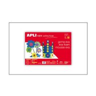   Moosgumi, 400x600 mm, APLI Kids "Eva Sheets", fehér