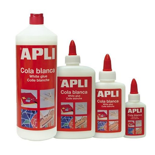 Hobbiragasztó, 1000 g, APLI "White Glue"