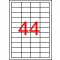 Etikett, univerzális, 48,5x25,4 mm, APLI, 440 etikett/csomag