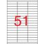 Etikett, univerzális, 70x16,9 mm, APLI, 5100 etikett/csomag