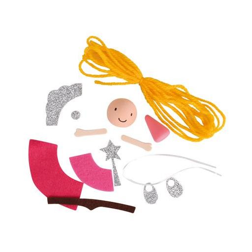 Bábukészítő készlet, APLI Kids "Craft Kit", hercegnő