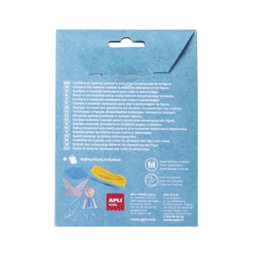 Bábukészítő készlet, APLI Kids "Craft Kit", tündér