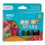 Tempera kréta készlet, APLI Kids "Color Sticks", 6 különböző szín