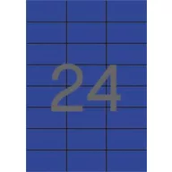 Etikett, 70x37 mm, színes, APLI, kék, 480 etikett/csomag