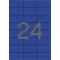 Etikett, 70x37 mm, színes, APLI, kék, 480 etikett/csomag