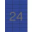 Etikett, 70x37 mm, színes, APLI, kék, 480 etikett/csomag