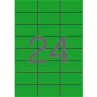 Etikett, 70x37 mm, színes, APLI, zöld, 480 etikett/csomag