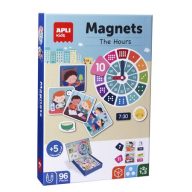   Mágneses készségfejlesztő készlet, 96 db, APLI Kids "Magnets", az órák