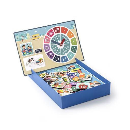 Mágneses készségfejlesztő készlet, 96 db, APLI Kids "Magnets", az órák