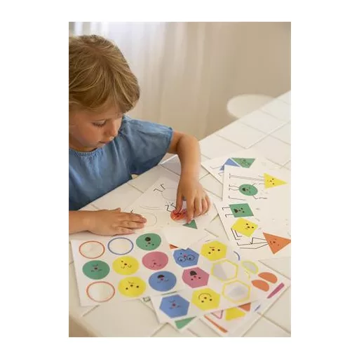 Geometriai matricás készlet, APLI Kids "Geometric", érzelmek