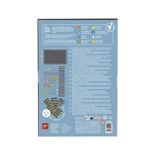 Mágneses készségfejlesztő készlet, 51 db, APLI Kids "Magnets" számok