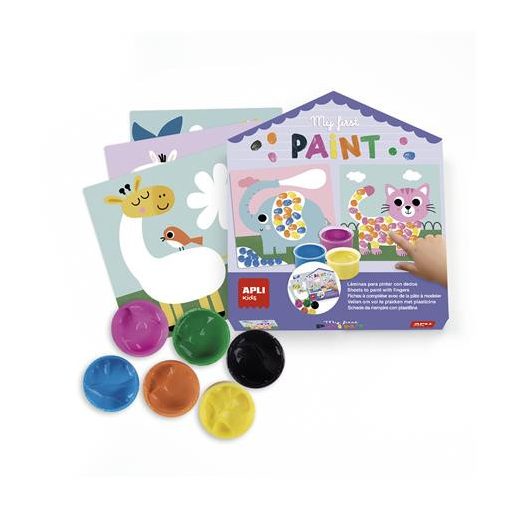 Ujjfestő készlet, APLI Kids "My first paint", állatok