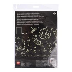   Képkarcoló, világítós, A4, APLI Kids "Magic Scratch", 8 lap