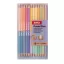 Színes ceruza készlet, kétvégű, háromszögletű, APLI "Pastel Duo", 24 különböző pasztel  szín