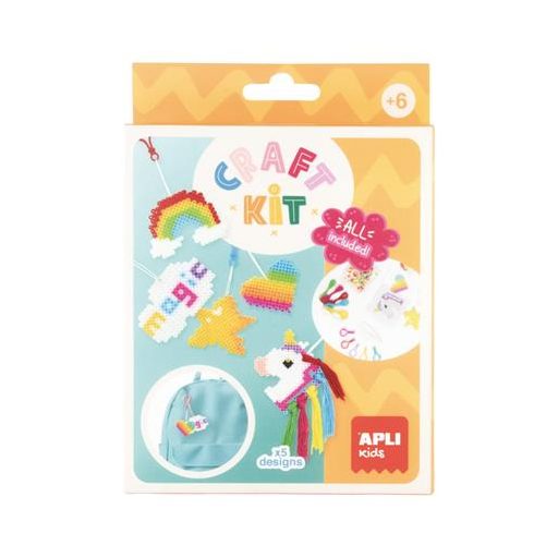 Kulcstartó készítő készlet, APLI Kids "Craft Kit"