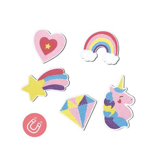 Gyémántmozaik mágnes készlet, APLI Kids "Craft Kit"