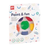   Zsírkréta, állat formájú, APLI Kids "Paint & fun", 6 különböző szín