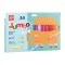 Filctoll készlet, 9,6 mm, kimosható, vastag, APLI Kids "Jumbo", 14 különböző szín