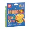 Színes ceruza készlet, vastag, hegyezővel, 3 az 1-ben, APLI Kids "Baby Crayon", 6 különböző szín